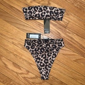 Cheetah Print Bikini Set